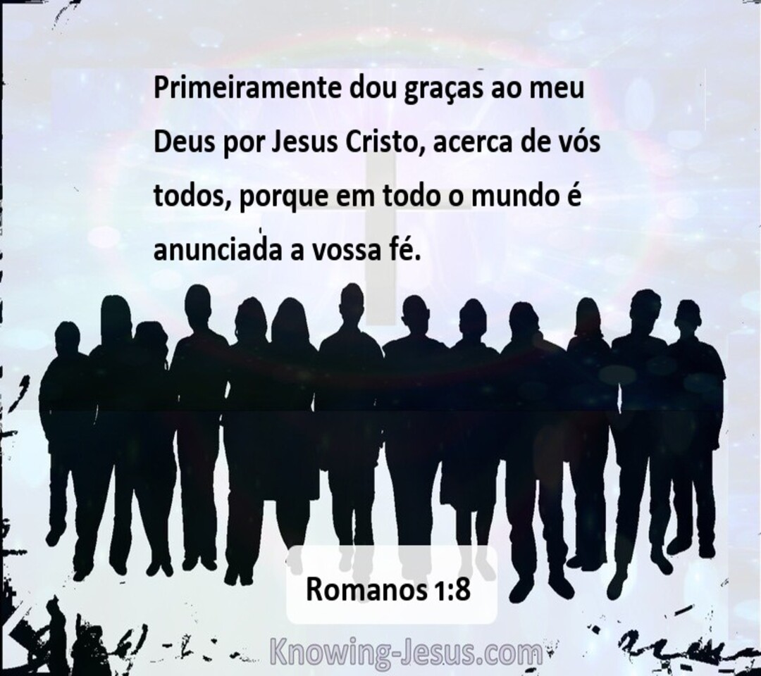 Romanos 1:8 (black)